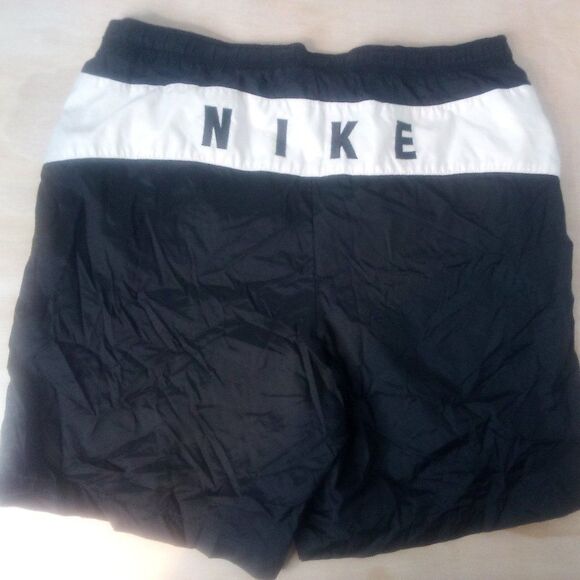 Vintage 90s Nike Spell Out Mesh Lined Swim Shorts Trainers - Picture 1 of 9